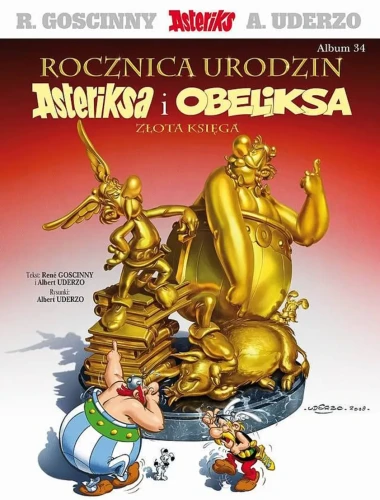 Asteriks: Rocznica urodzin Asteriksa i Obeliksa - Złota księga - Tom 34.webp