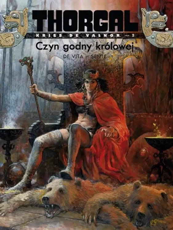 Thorgal. Kriss de Valnor. Czyn godny królowej. Tom 3. Okładka Twarda.webp