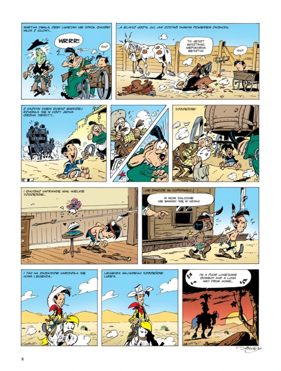 Lucky Luke. Kid Lucky: Uczeń kowboja - Tom 1_2.webp