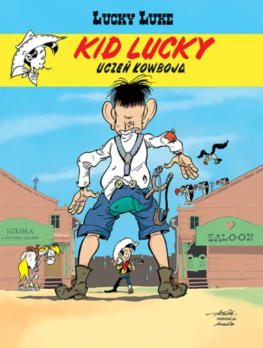 Lucky Luke. Kid Lucky: Uczeń kowboja - Tom 1.webp