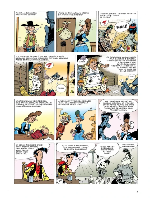 Lucky Luke. Kid Lucky: Podążaj za strzałą - Tom 4_3.webp