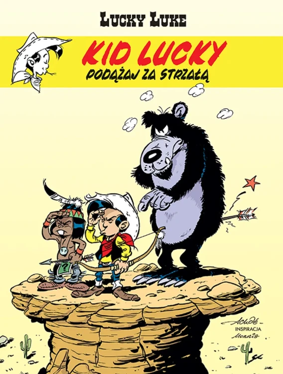 Lucky Luke. Kid Lucky: Podążaj za strzałą - Tom 4.webp