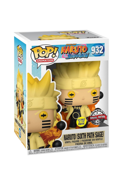 Funko POP! Naruto Shippuden - Naruto (Six Path Sage Glow) #932.png
