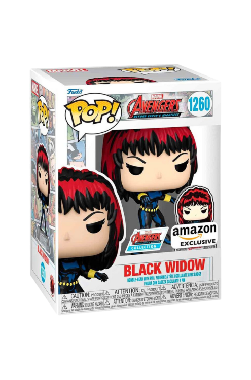 Funko POP! Marvel Avengers - Black Widow with Pin (Exclusive) #1260.png