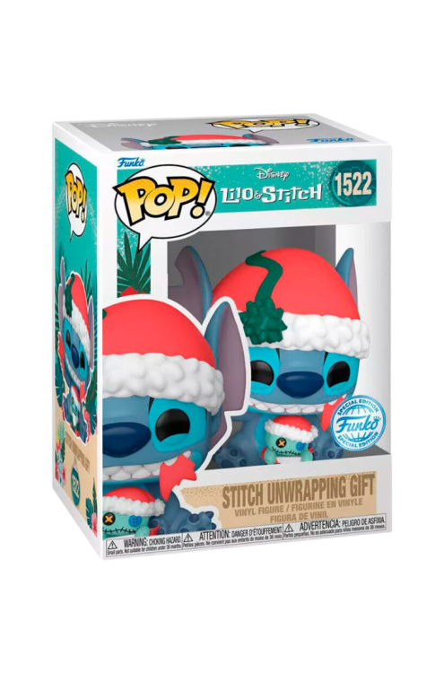 Funko POP! Disney Lilo &amp; Stitch - Stitch Unwrapping Gift #1522.png