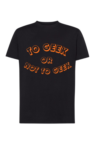 koszulka-czarna-to-geek-or-not-to-geek