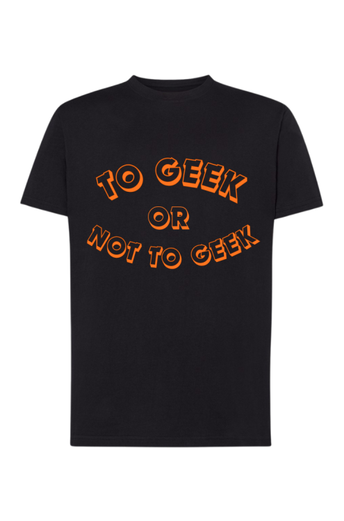koszulka-czarna-to-geek-or-not-to-geek