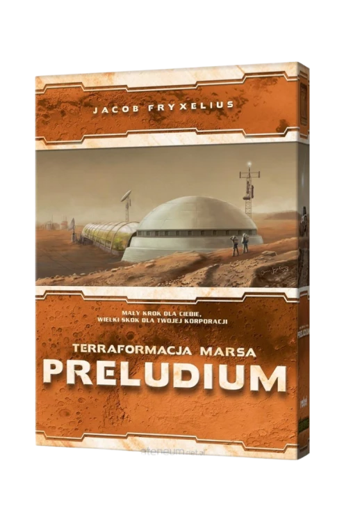 Terraformacja Marsa: Preludium – dodatek do strategicznej gry planszowej Rebel, pudełko
