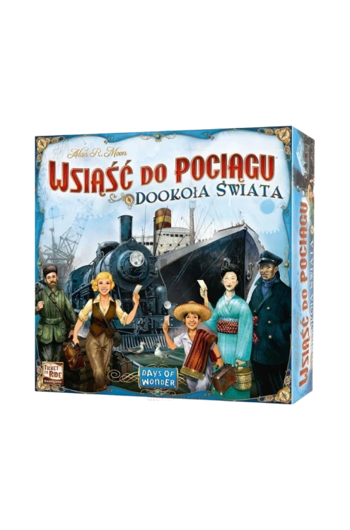 Wsiąść do Pociągu: Dookoła Świata – rodzinna gra planszowa Rebel