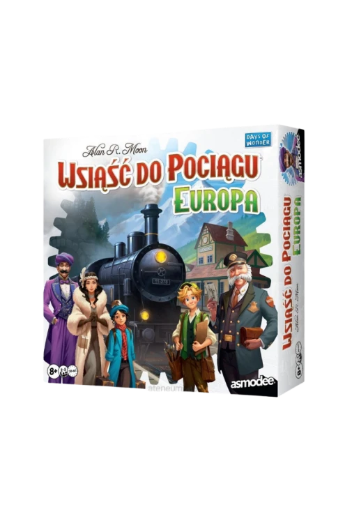Wsiąść do Pociągu: Europa – rodzinna gra planszowa dla 2–5 osób, Rebel