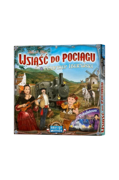 Wsiąść do Pociągu: Półwysep Iberyjski i Korea Południowa – dodatek do gry planszowej Rebel