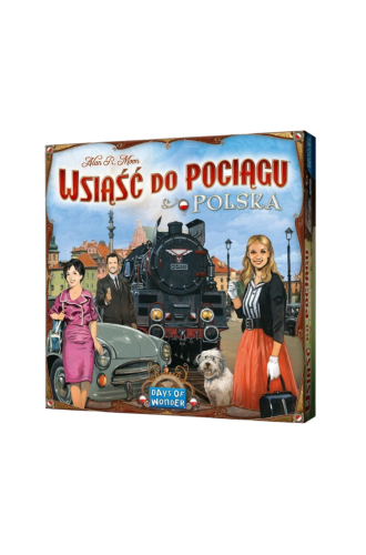 Wsiąść do Pociągu: Polska – dodatek do gry planszowej Rebel, mapa Polski