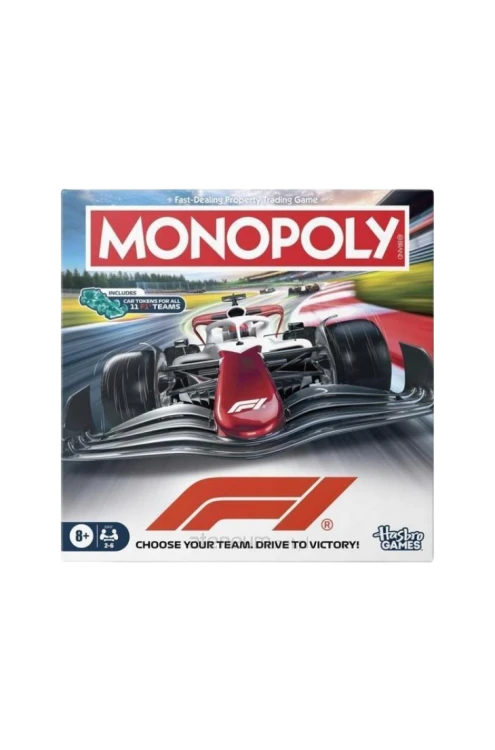 Monopoly F1 – gra planszowa Formuła 1 dla 2–6 graczy, Hasbro