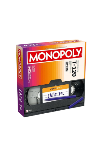 Monopoly Lata 90 – nostalgiczna gra planszowa retro, Winning Moves