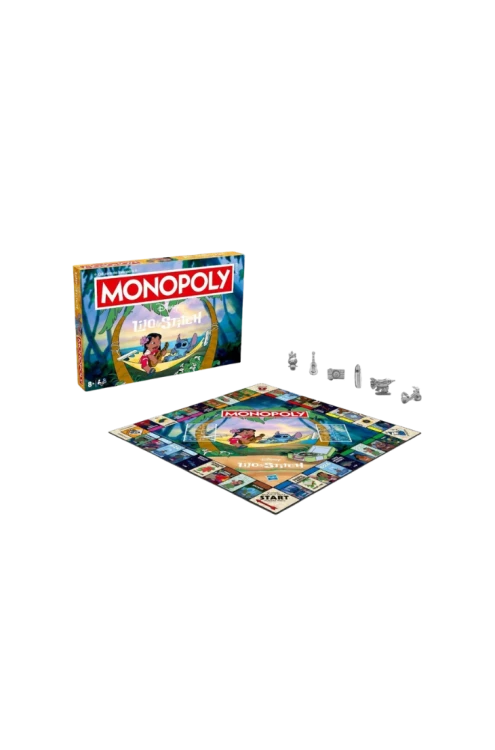 Monopoly Lilo &amp; Stitch – rodzinna gra planszowa Disney dla 2–6 osób, Winning Moves