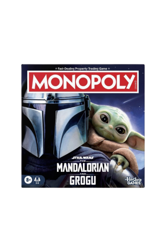 Monopoly Mandalorian i Grogu – gra planszowa Star Wars dla 2–6 osób, Hasbro