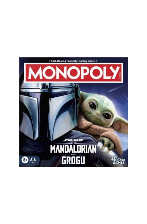 Monopoly Mandalorian i Grogu – gra planszowa Star Wars dla 2–6 osób, Hasbro