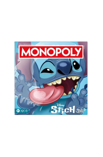 Monopoly Stitch – rodzinna gra planszowa Disney dla 2–4 osób, Hasbro