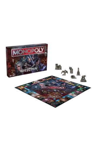 Monopoly The Witcher Wiedźmin – kolekcjonerska gra planszowa fantasy, Winning Moves