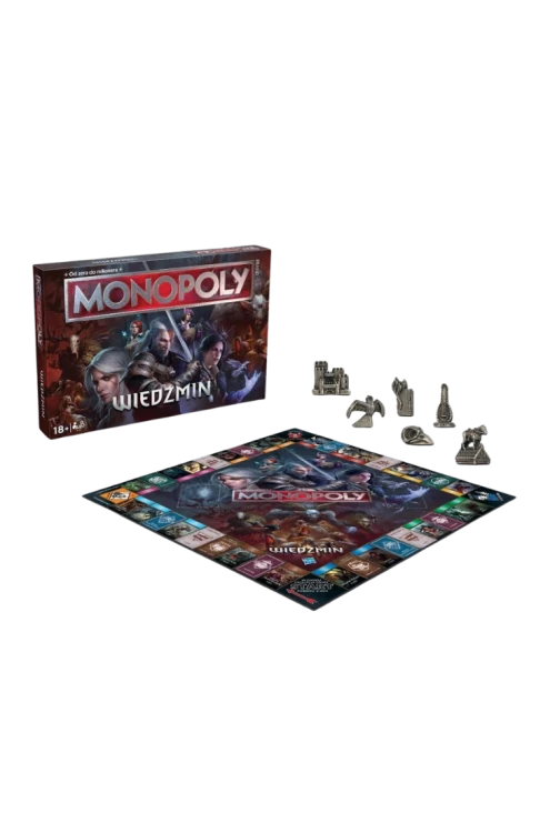 Monopoly The Witcher Wiedźmin – kolekcjonerska gra planszowa fantasy, Winning Moves