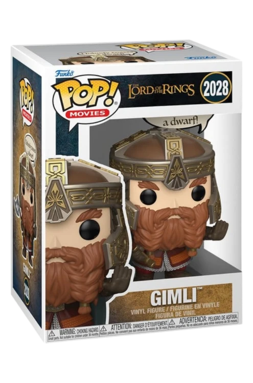 Funko POP! Gimli #2028 – figurka Władca Pierścieni Nobody Tosses a Dwarf, Funko Sayings, pudełko