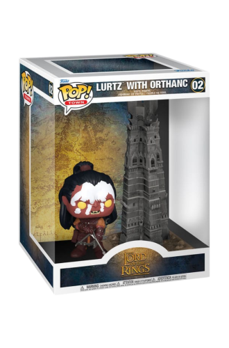 Funko POP! Town Lurtz z wieżą Orthanc #02 – zestaw figurek Władca Pierścieni, Funko, pudełko