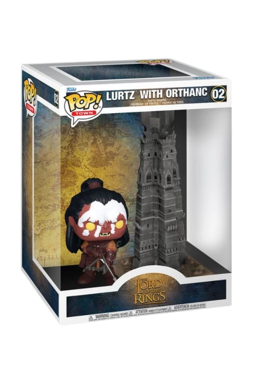 Funko POP! Town Lurtz z wieżą Orthanc #02 – zestaw figurek Władca Pierścieni, Funko, pudełko