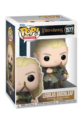Funko POP! Legolas Greenleaf #1577 – figurka Władca Pierścieni z łukiem i strzałą, Funko Movies, pudełko
