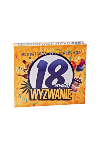 18-stkowe Wyzwanie Grammi – gra planszowa na 18 urodziny, imprezowa gra z wyzwaniami dla dorosłych, EAN 5906395574056.