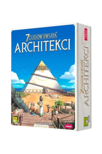 Architekci 7 Cudów Świata Rebel – rodzinna gra planszowa o budowaniu starożytnych cudów dla 2–7 graczy, kod ARC-PL01.