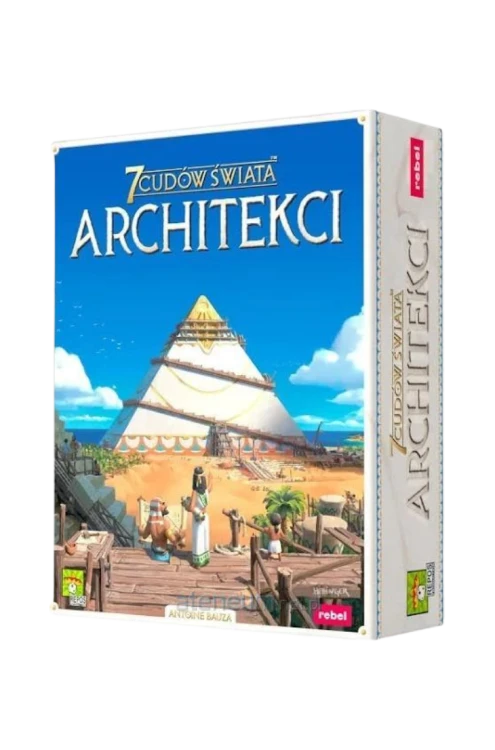 Architekci 7 Cudów Świata Rebel – rodzinna gra planszowa o budowaniu starożytnych cudów dla 2–7 graczy, kod ARC-PL01.