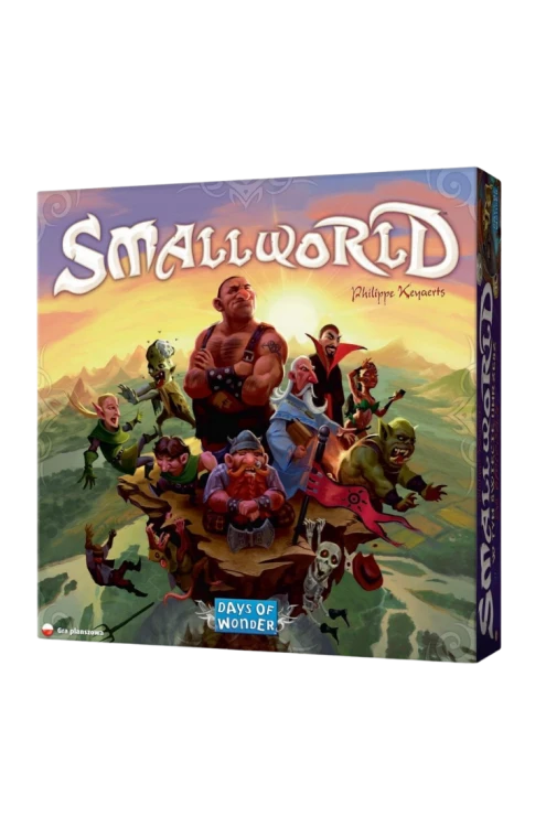 Small World edycja polska – strategiczna gra planszowa fantasy Rebel i Days of Wonder dla 2–5 graczy, kod LFCACA183, EAN 0824968826119.