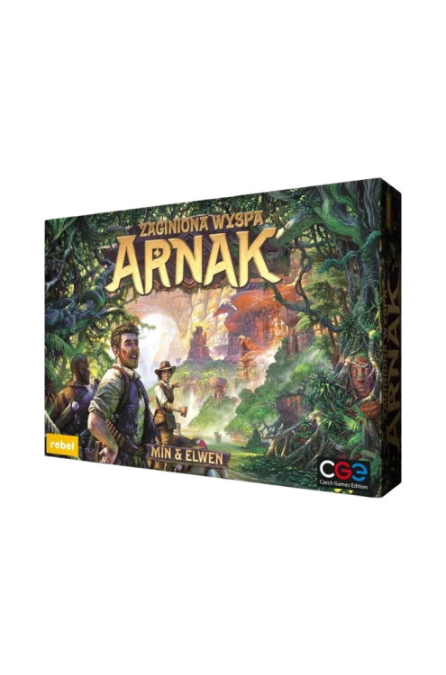 Zaginiona wyspa Arnak Rebel – strategiczna gra planszowa o wyprawie archeologicznej dla 1–4 graczy, EAN 5902650615656.